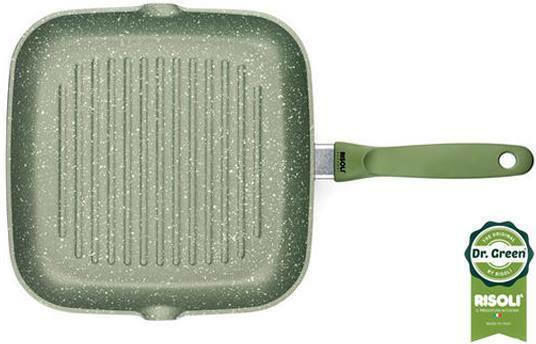 Risoli Dr.Green Grill made of Cast Aluminum with Non-Stick Coating 26cm