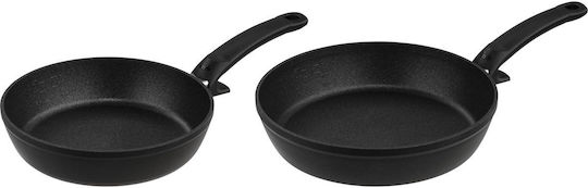 Fissler Adamant Comfort Σετ Τηγάνια από Αλουμίνιο με Αντικολλητική Επίστρωση 2τμχ