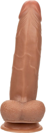 Calexotics Glass Dildo with Balls and Suction Cup Brown 21.5cm