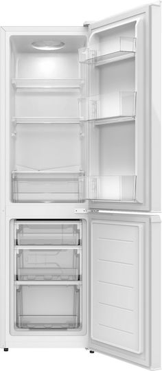 Crown Double Door Refrigerator 170lt H151.8xW44.4xD53.6cm White