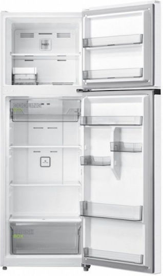 Midea Double Door Refrigerator 338lt Total NoFrost H172.4xW59.5xD69.5cm Inox MDRT489MTE01