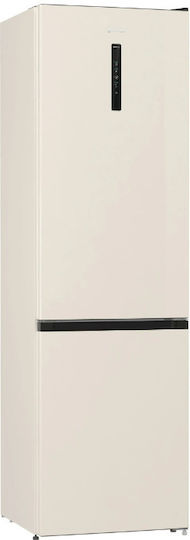 Gorenje Ψυγειοκαταψύκτης 331lt Total NoFrost Υ200xΠ60xΒ59.2εκ. Μπεζ NRK6202AC4