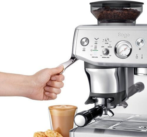 Sage The Barista Express Impress Automatic Espresso Machine 1850W Pressure 15bar with Grinder Silver