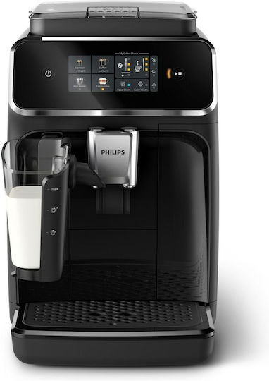 Philips Automatic Espresso Machine 1500W Pressure 15bar for Cappuccino with Grinder Black