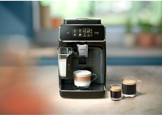 Philips Seria 2300 Automat Espressoare Putere 1500W Presiune 15bar Pentru Cappuccino Cu Râșniță Neagră EP2331/10