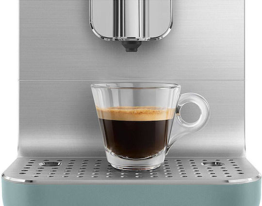Smeg 1350W Налягане 19бар с мелачка Зелена BCC13EGMEU