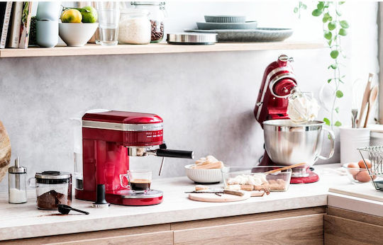 Kitchenaid 5KES6503ECA 1470W Налягане 15бар Червена