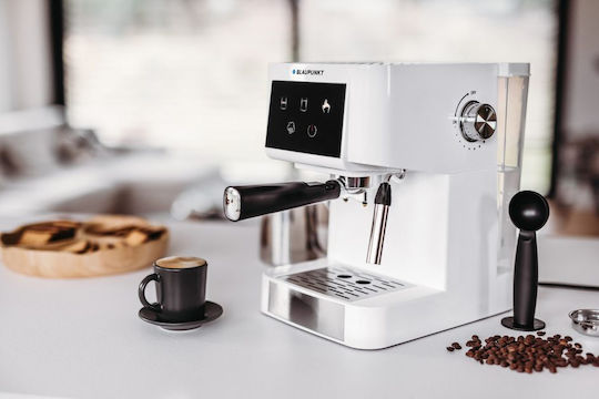 Blaupunkt CMP501 Μηχανή Espresso 950W Πίεσης 20bar Λευκή