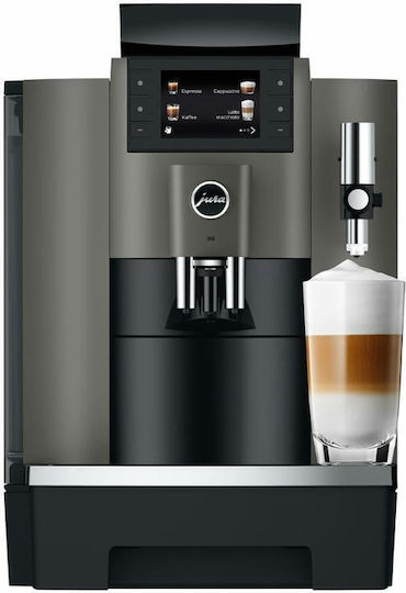 Jura E8 Автоматична Еспресо Кафемашина 1450W Налягане 15bar с Мелачка Тъмен Инокс 15550