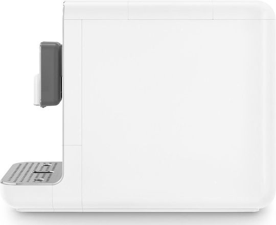 Smeg Αυτόματη Μηχανή Espresso 1350W Πίεσης 19bar με Μύλο Άλεσης Λευκή BCC01WHEU