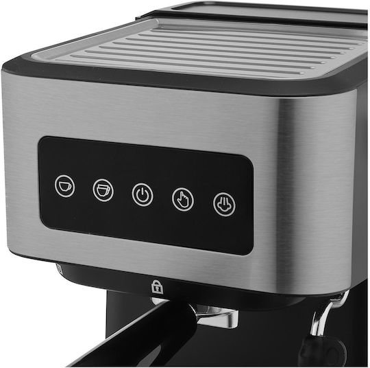 Sencor Μηχανή Espresso 1050W Πίεσης 20bar Ασημί SES 4020SS