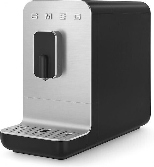 Smeg Automatic Espresso Machine 1350W Pressure 19bar with Grinder Black BCC01BLMEU