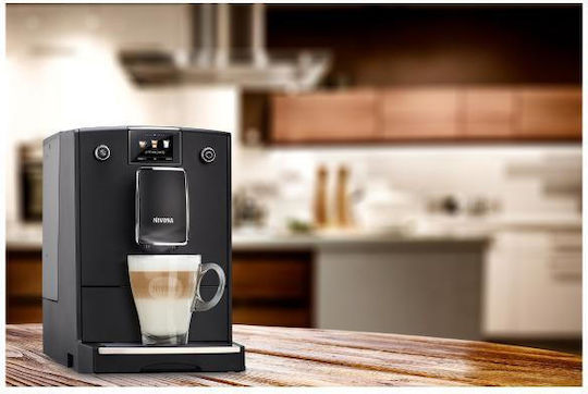 Nivona Caferomatica 756 Automatische Espressomaschine 1450W Druck 15bar mit Mahlwerk Schwarz