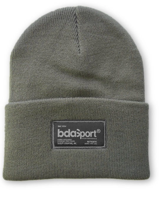 Beanie Beanie Knitted in Khaki color