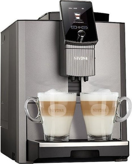 Nivona CafeRomatica 1040 Αυτόματη Μηχανή Espresso 2700W Πίεσης 15bar με Μύλο Άλεσης Ασημί