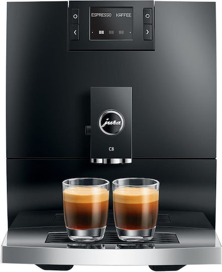 Jura C8 1450W Налягане 15бар с мелачка Piano Black