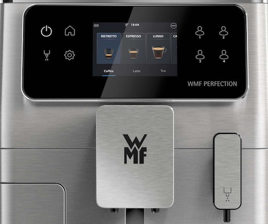 WMF Perfection 660 Automatische Espressomaschine 1550W Druckreiniger 15bar mit Mahlwerk Türkis CP813D