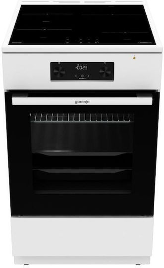 Gorenje Herd 70Es mit Induktionskochfeldern B50cm. Weiß