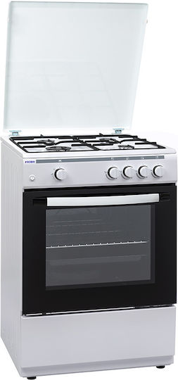 Robin Aragaz cu Gaz Lichefiat 62lt cu Plite pe Gaz Lichefiat L60cm. White
