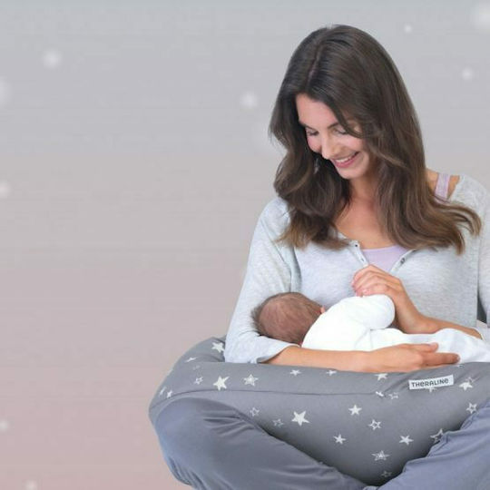 Theraline Pregnancy & Breastfeeding Pillow Brown