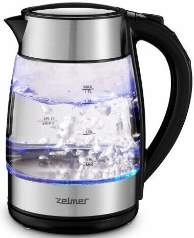 Zelmer ZCK8026 Βραστήρας 1.7lt 2200W Ασημί