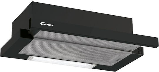 Candy Плъзгащ се аспиратор 60см Черен
