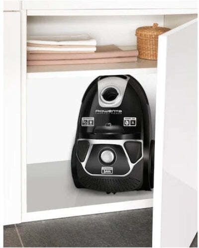Rowenta Compact Power Ηλεκτρική Σκούπα 750W με Σακούλα 3lt Μαύρη