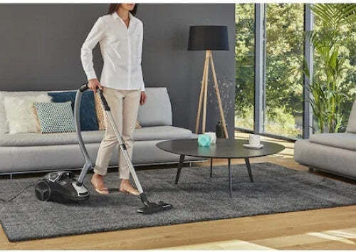 Rowenta Compact Power Ηλεκτρική Σκούπα 750W με Σακούλα 3lt Μαύρη