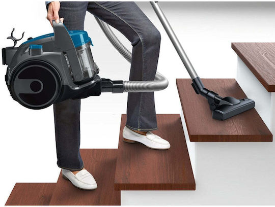 Bosch BGS05A220 Ηλεκτρική Σκούπα 700W με Κάδο 1.5lt Μπλε