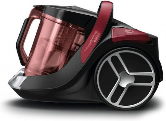 Rowenta Silence Force Cyclonic Ηλεκτρική Σκούπα 550W με Κάδο 2.5lt Μπορντό