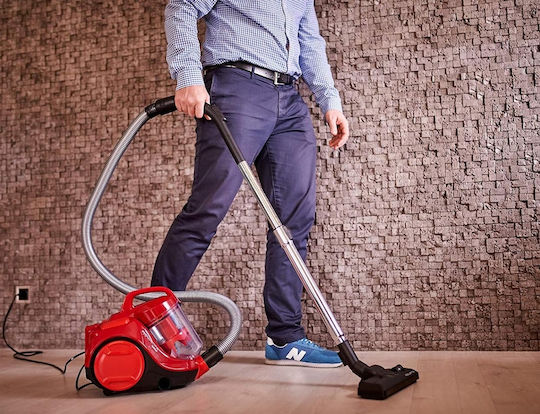 Rowenta Swift Power Cyclonic Ηλεκτρική Σκούπα 750W με Κάδο 1.64lt Κόκκινη