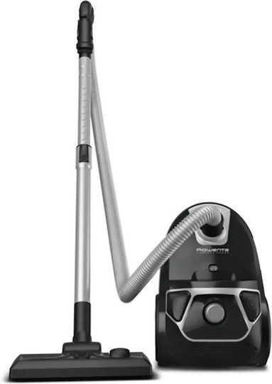 Rowenta Silence Force Ηλεκτρική Σκούπα 750W με Σακούλα 3lt Μαύρη