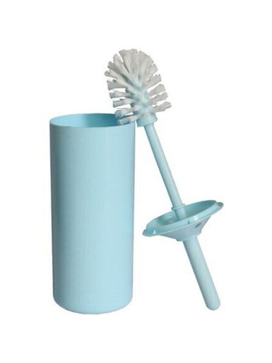 Viomes Plastic Coș de gunoi pentru baie Albastru deschis