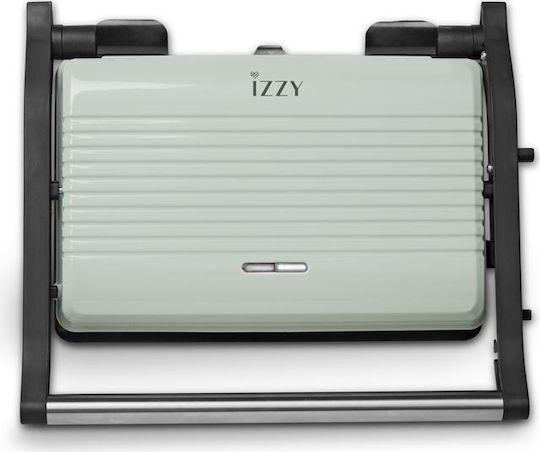 Izzy Vintage Panini IZ-2025 Sandwich Maker for 2 Sandwiches 1000W Green