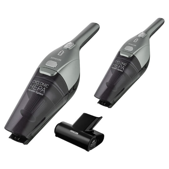 Sencor Επαναφορτιζόμενη Σκούπα Stick 18V Μαύρη SVC 0618TI