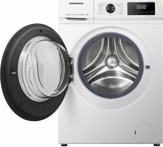 Heinner Πλυντήριο Ρούχων 8kg 1400 Στροφών HWM-H8014INVA+++