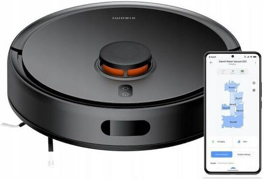 Xiaomi S20 Robot Vacuum Cleaner with Laser Mapping & 5000Pa Suction Power Black