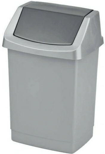 Curver Waste Bin Waste Metallic Gray 25lt 1pcs