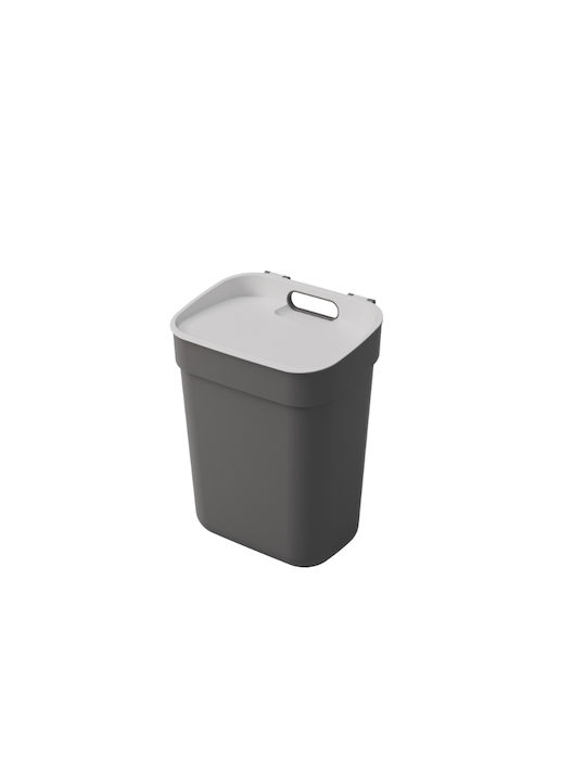Curver Coș de Gunoi Plastic Gri 10lt 1buc