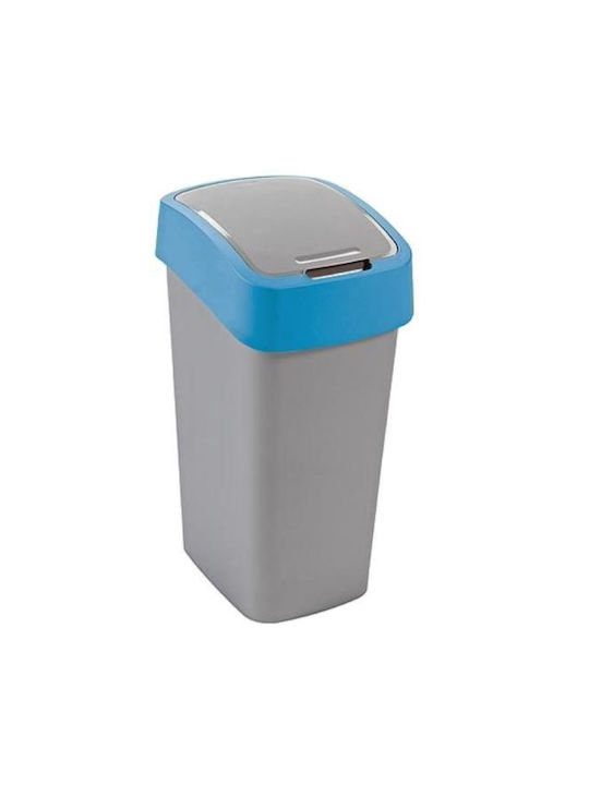 Curver Flip Bin Coș de Gunoi Plastic Albastru 25lt 1buc