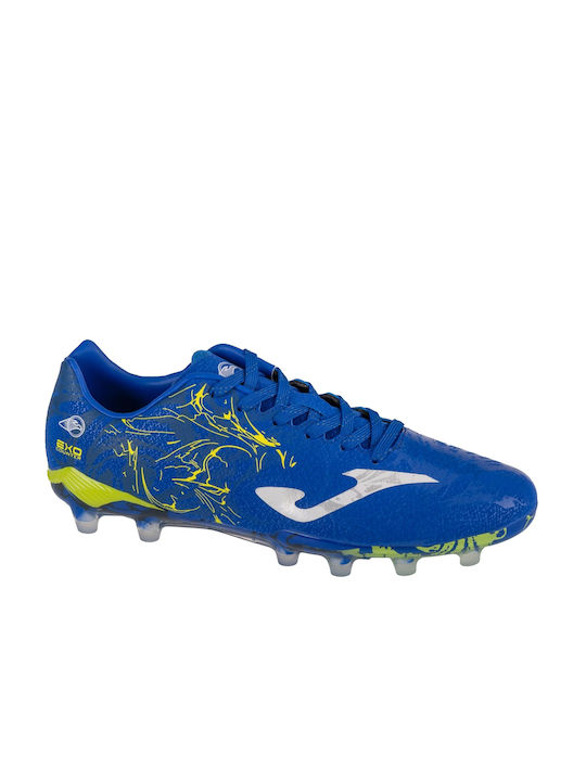 Joma Super FG Low Football Shoes with Cleats Blue