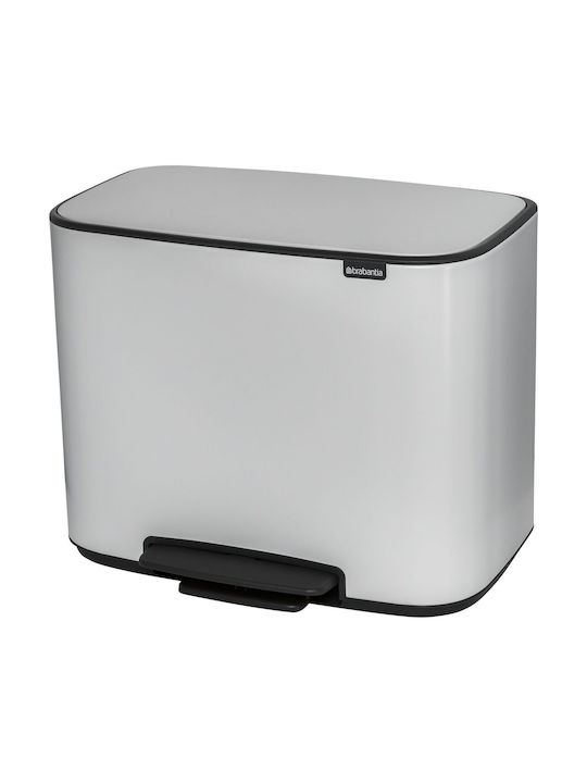 Brabantia Brabantia Mülleimer mit Pedal Recycling Kunststoff Weiß 11lt