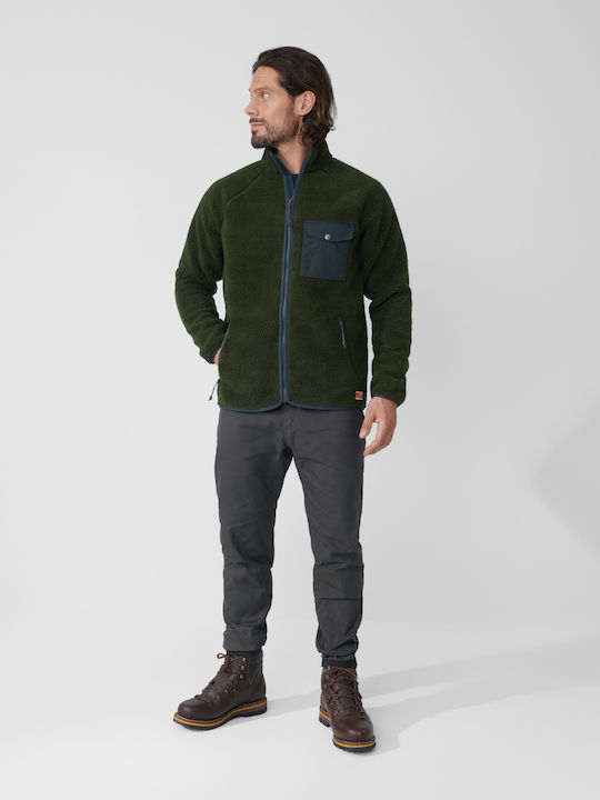 Vardag Ανδρική Ζακέτα Fleece Γκρι