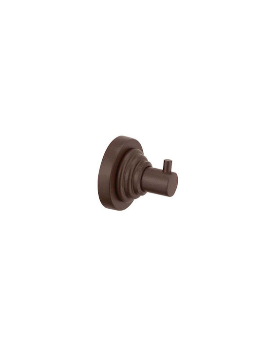 Sanco Vintage Single Wall-Mounted Bathroom Hook Bronze 120528-M25
