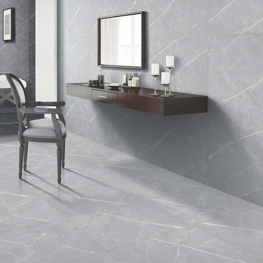 Panthermica Floor / Wall Interior Matte Tile 240x80cm Grey