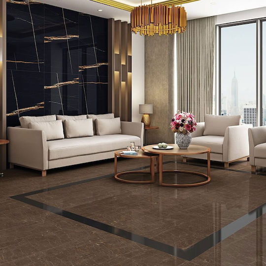 Panthermica Fliese Boden / Wand Innenbereich 240x80cm Black