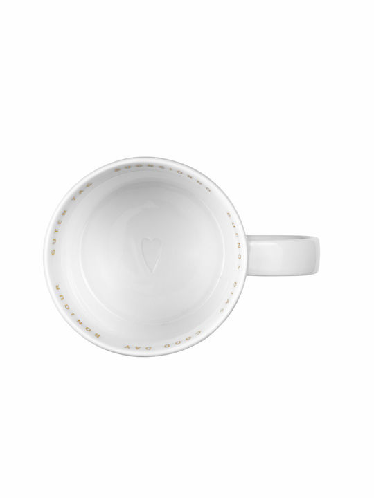 Raeder Good Day Φλιτζάνι Καφέ από Πορσελάνη Λευκό 250ml