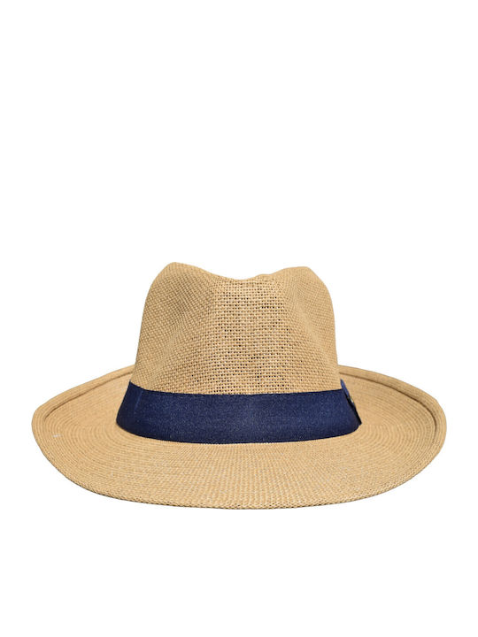 Hut Porkpie-Hut Beige