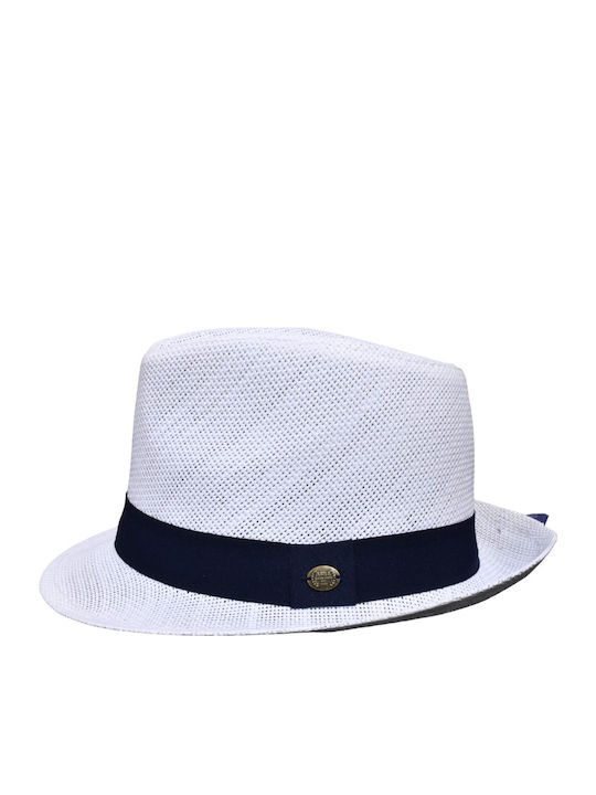 Herren-Hut Trilby Weiß