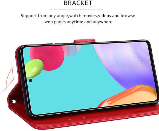 Embossed Портмоне Кожа / Изкуствена кожа / Силикон Розов (Redmi 10C)